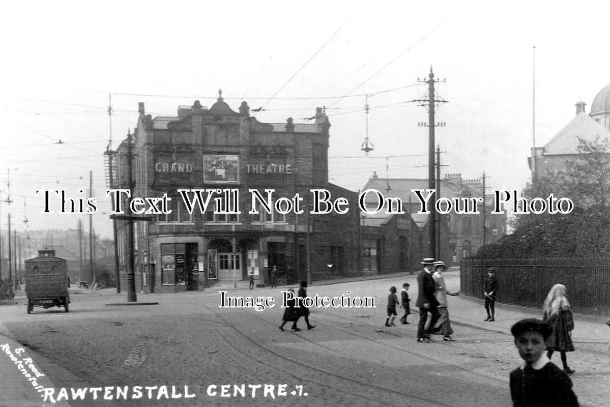 LA 3577 - Rawtenstall Centre, Lancashire c1925