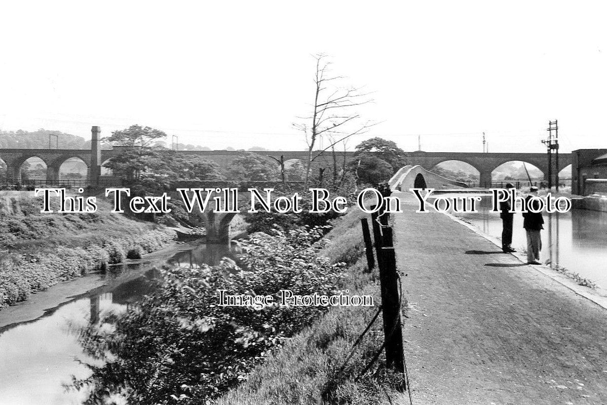 LA 3610 - The Aquaduct & Viaduct, Clifton, Salford, Lancashire c1936
