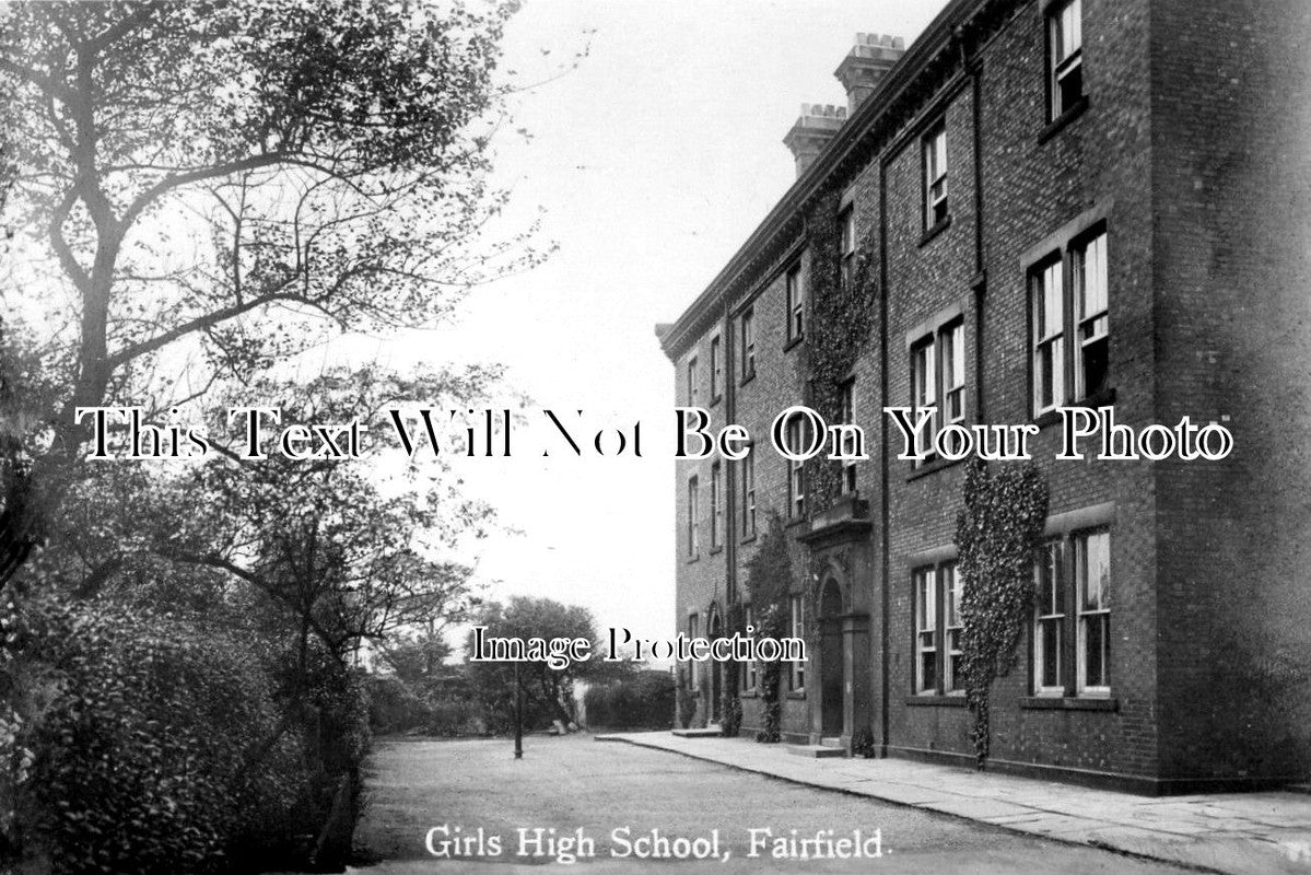 LA 3618 - Girls High School, Fairfield, Manchester, Lancashire