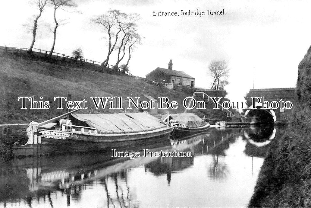 LA 3665 - Canal Tunnel, Foulridge, Lancashire c1914