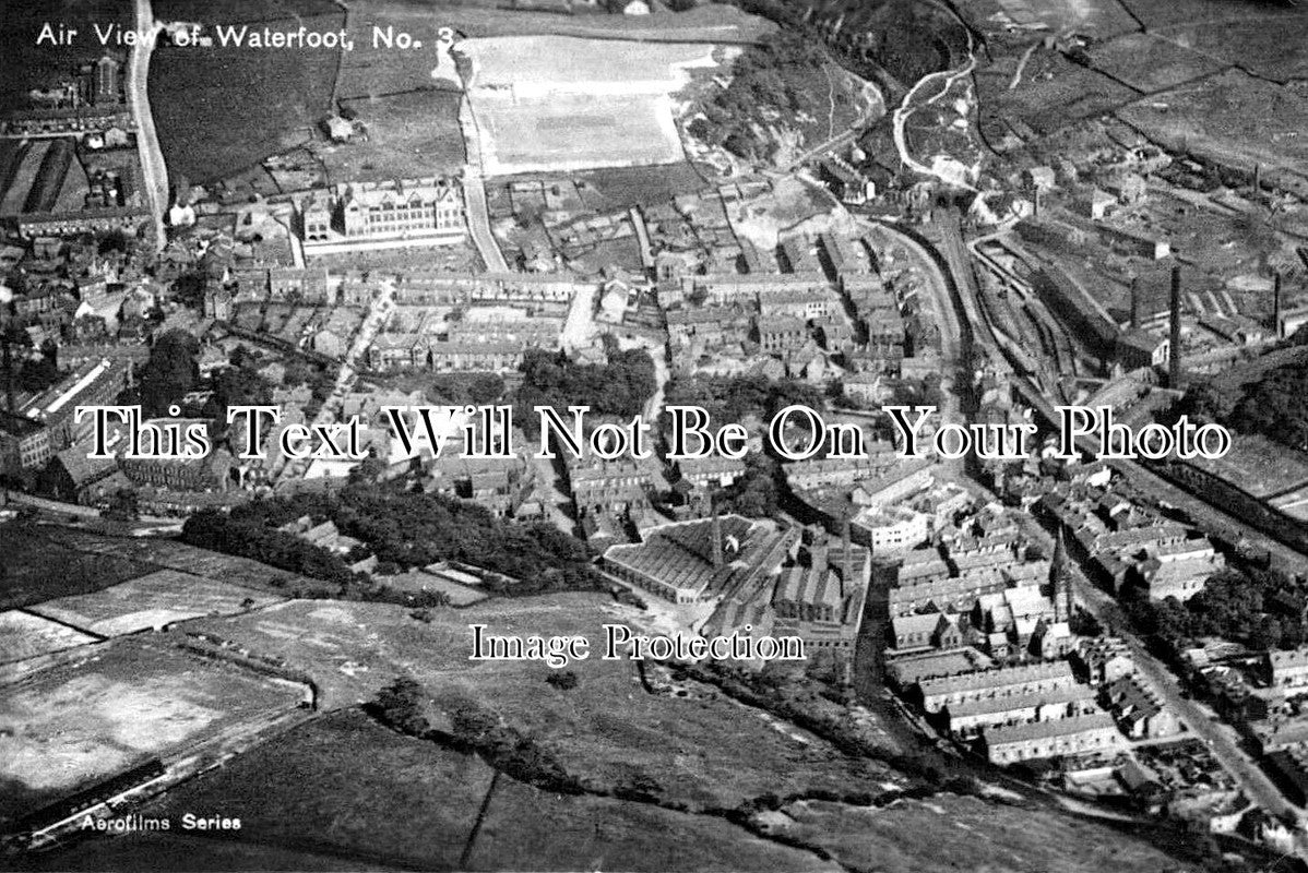 LA 4514 - Waterfoot From The Air, Lancashire