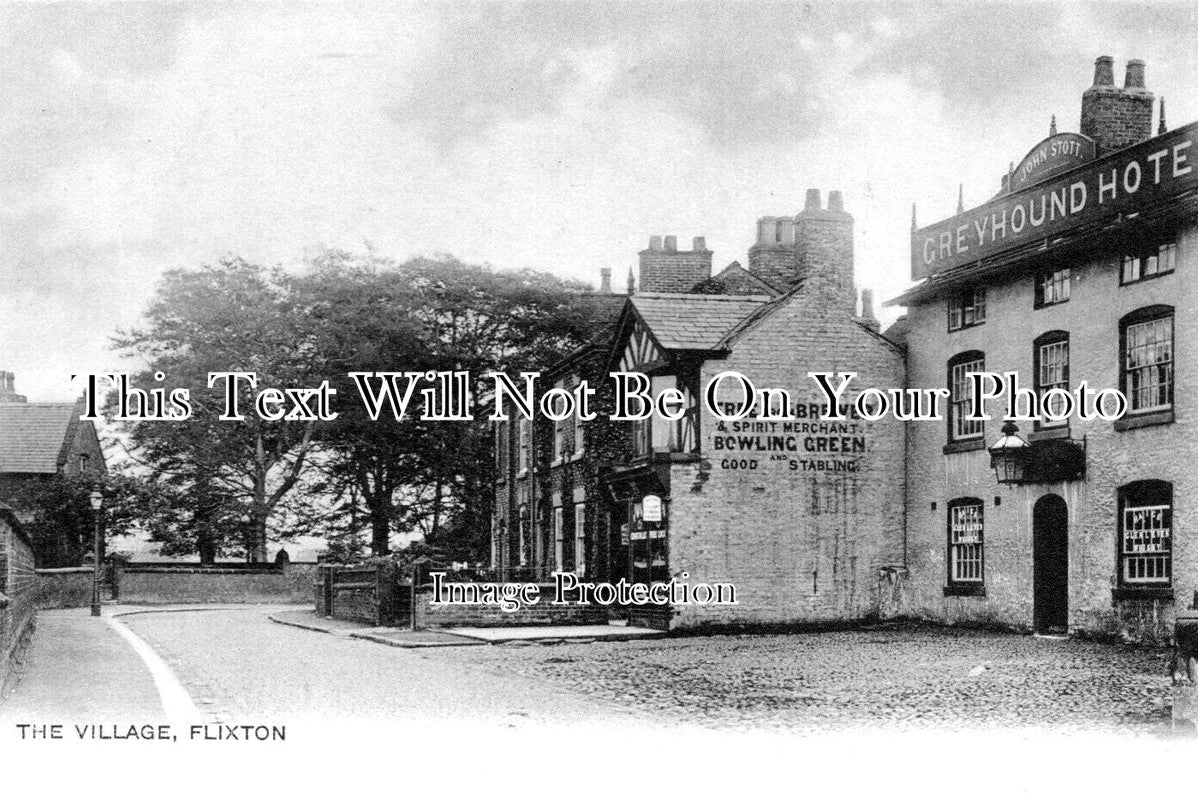 LA 4520 - The Greyhound Hotel, Flixton, Lancashire