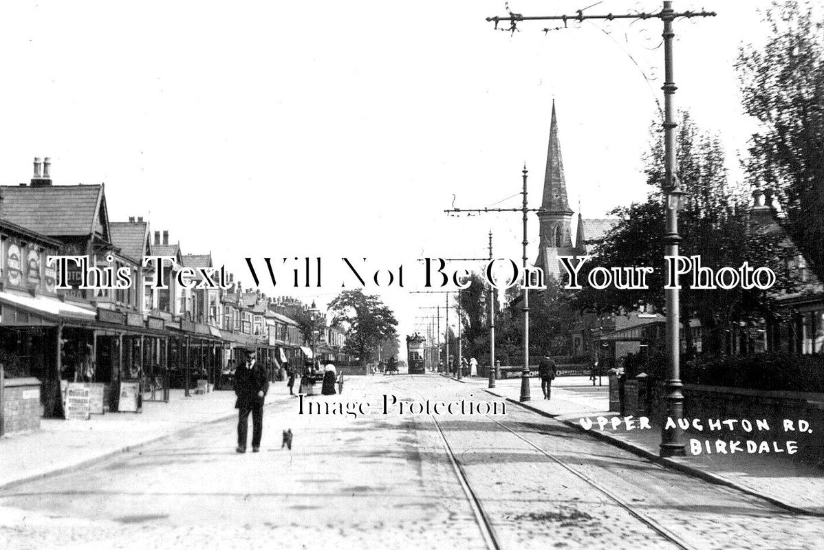 LA 4527 - Upper Aughton Road, Birkdale, Southport, Lancashire c1913