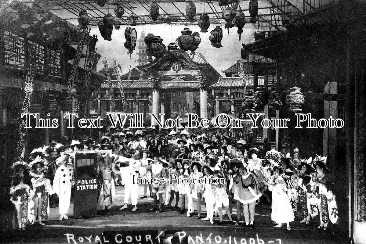 LA 4581 - Royal Court Theatre Pantomime, Liverpool, Lancashire 1906
