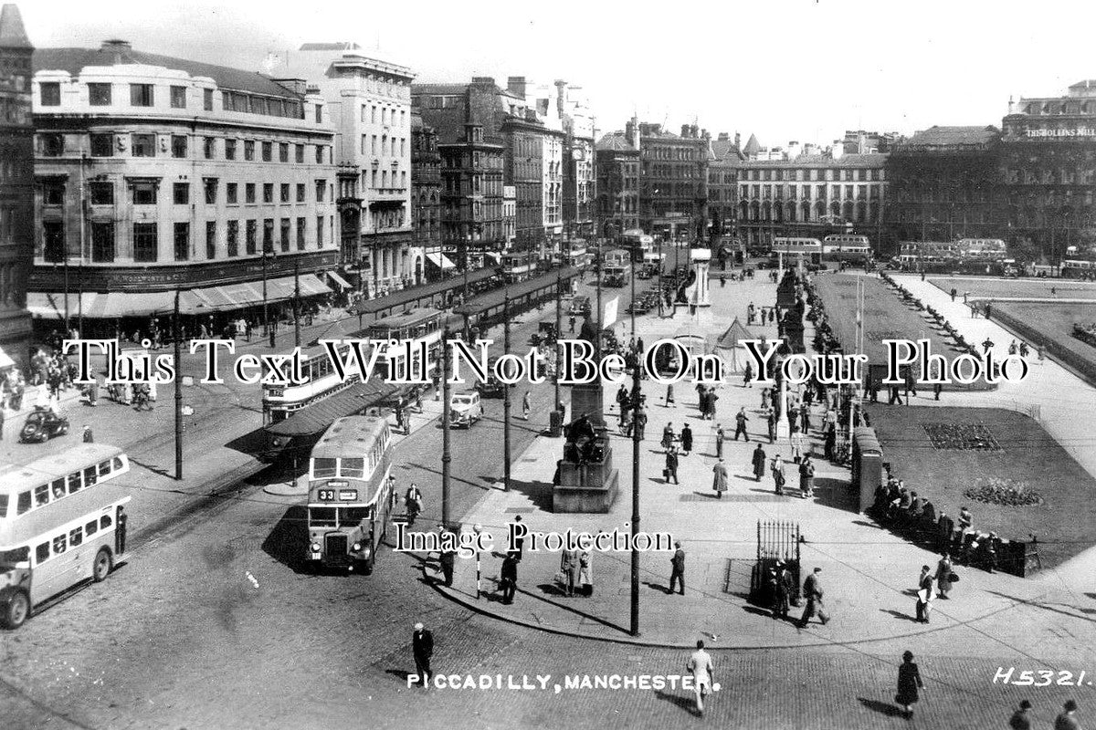 LA 4751 - Piccadilly, Manchester, Lancashire