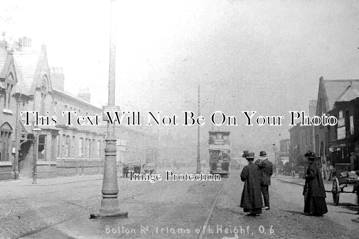 LA 4794 - Bolton Road, Irlam O'th Heights, Salford, Lancashire c1910