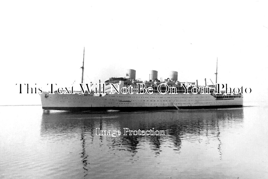 LA 4810 - TSS Strathnaver Ship Leaving Barrow, Lancashire