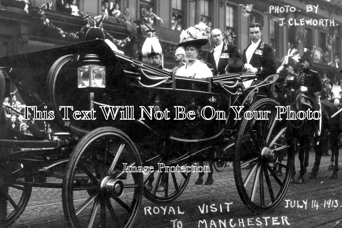 LA 5155 - Royal Visit To Manchester, Lancashire 1913