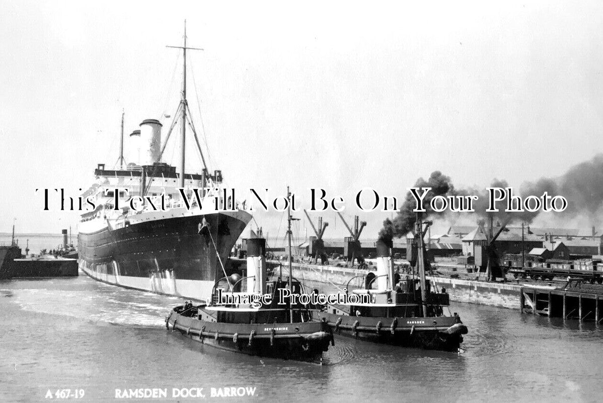LA 5781 Ramsden Dock Barrow Lancashire JB Archive la-5781-ramsden-dock-barrow-lancashire-jb-archive