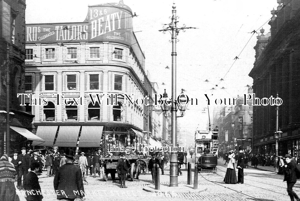 LA 5928 - Beaty Tailor Shop, Market Street, Manchester, Lancashire