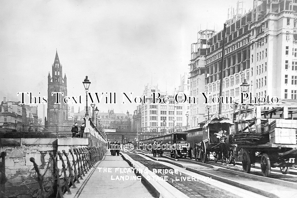 LA 5958 - The Floating Bridge, Landing Stage, Liverpool, Lancashire