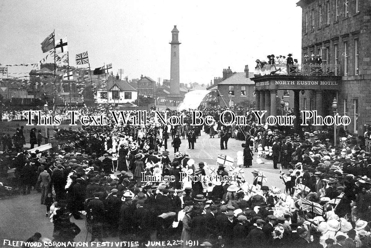 LA 7126 - Fleetwood Coronation Festivities, Lancashire 1911
