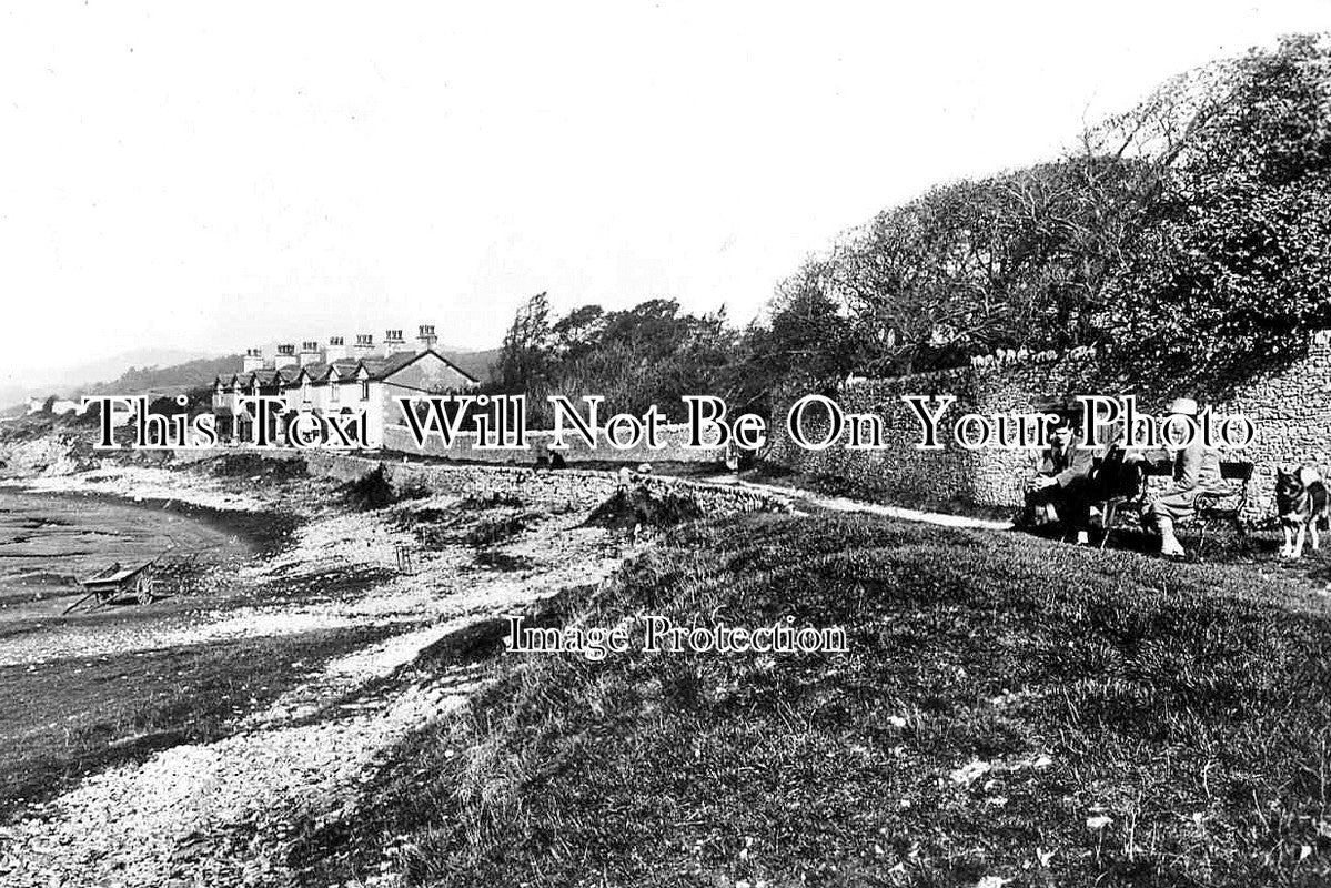 LA 7130 - Fishermens Cottages, Shore Road, Morecambe Bay c1925