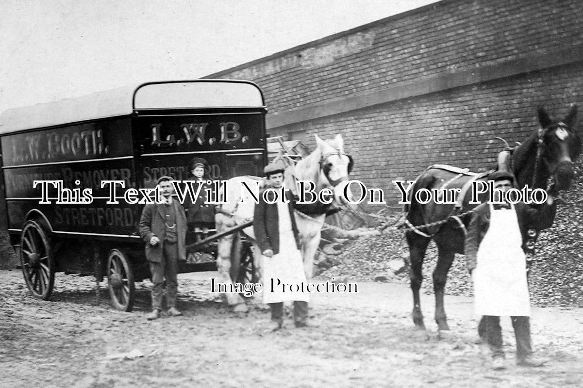 LA 758 - L W Booth Furniture Remover, Stretford, Manchester, Lancashire