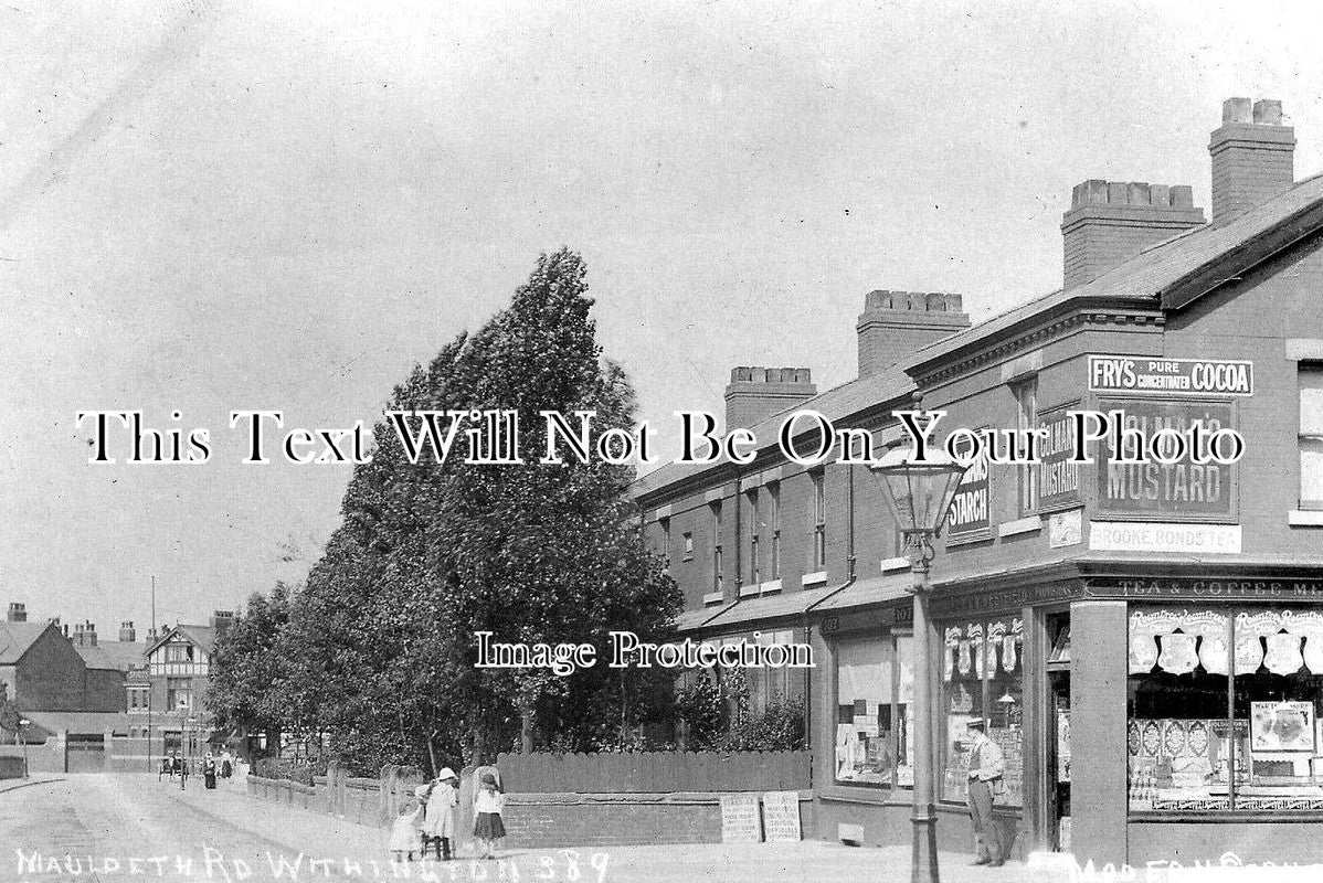 LA 766 - Westfields, Mauldeth Road, Withington, Manchester, Lancashire c1906