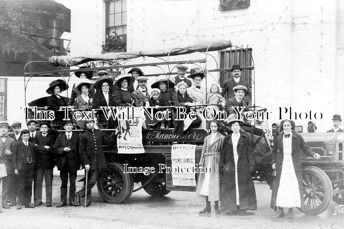 LA 768 - Carnival Charabanc, White City, Manchester, Lancashire