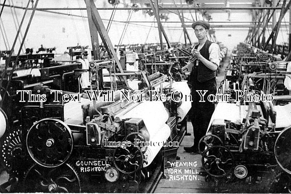 LA 81 - Weaving York Mill Rishton, Lancashire