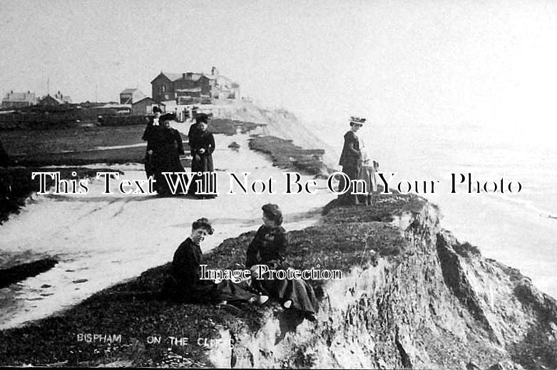 LA 83 - Bispham Cliffs, Blackpool, Lancashire c1906