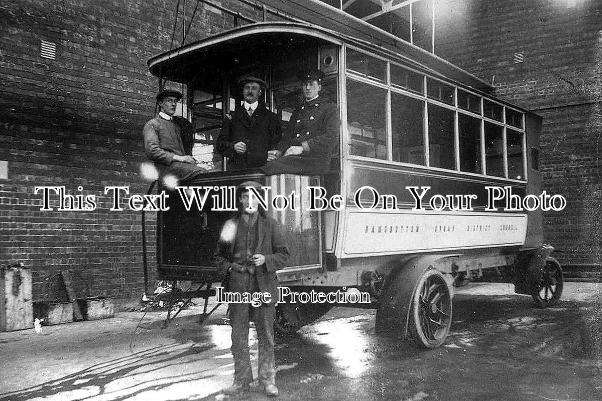 LA 880 - Trackless Trolley Bus In Depot, Ramsbottom, Lancashire