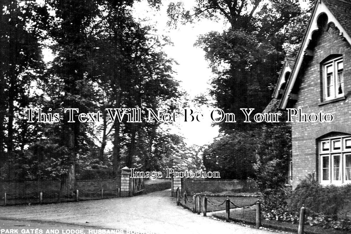 LC 1088 - Park Gates & Lodge, Husbands Bosworth, Leicestershire
