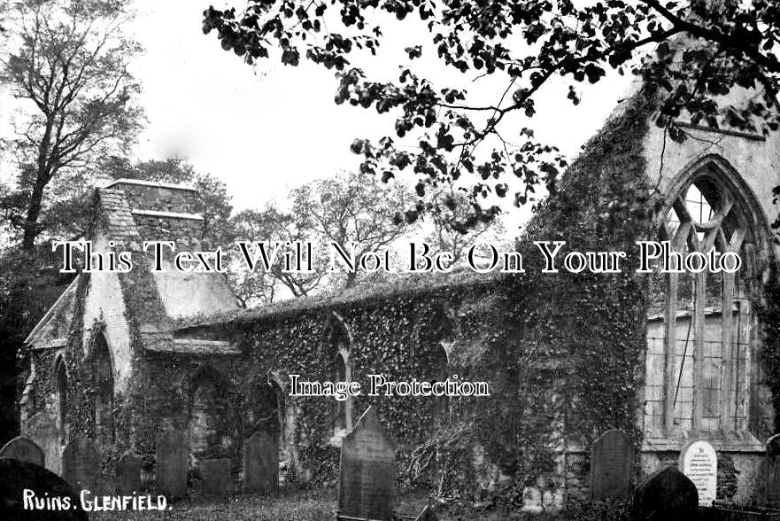 LC 1119 - Ruins Of Glenfield Church, Leicestershire c1907