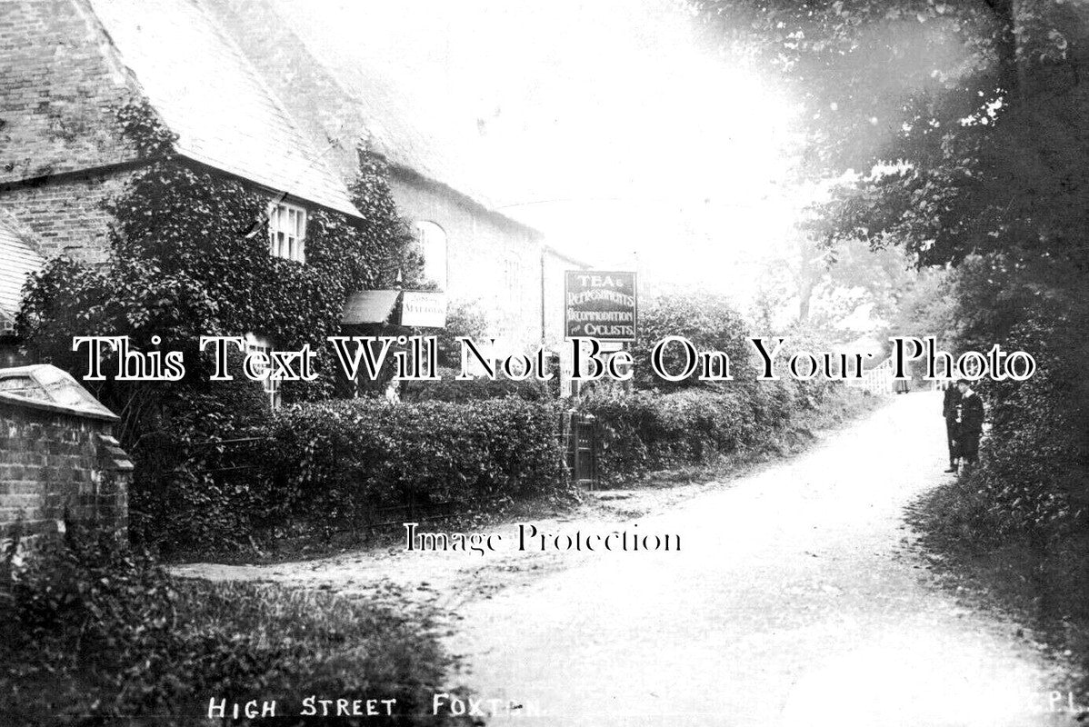 LC 1147 - High Street, Foxton, Leicestershire c1913