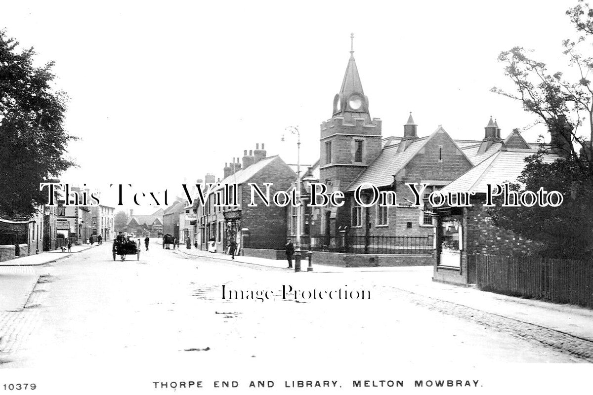 LC 1161 - Thorpe End & Library, Melton Mowbray, Leicestershire