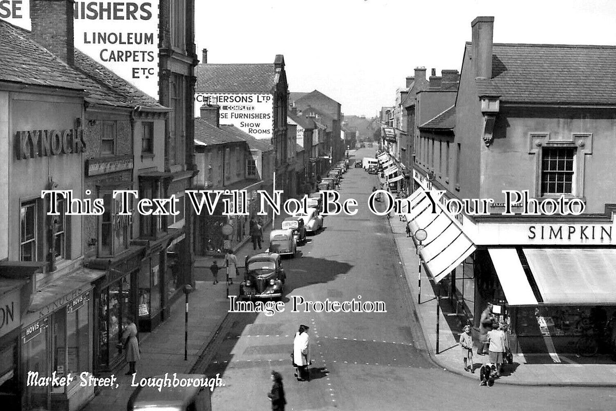 LC 1231 - Market Street, Loughborough, Leicestershire c1960