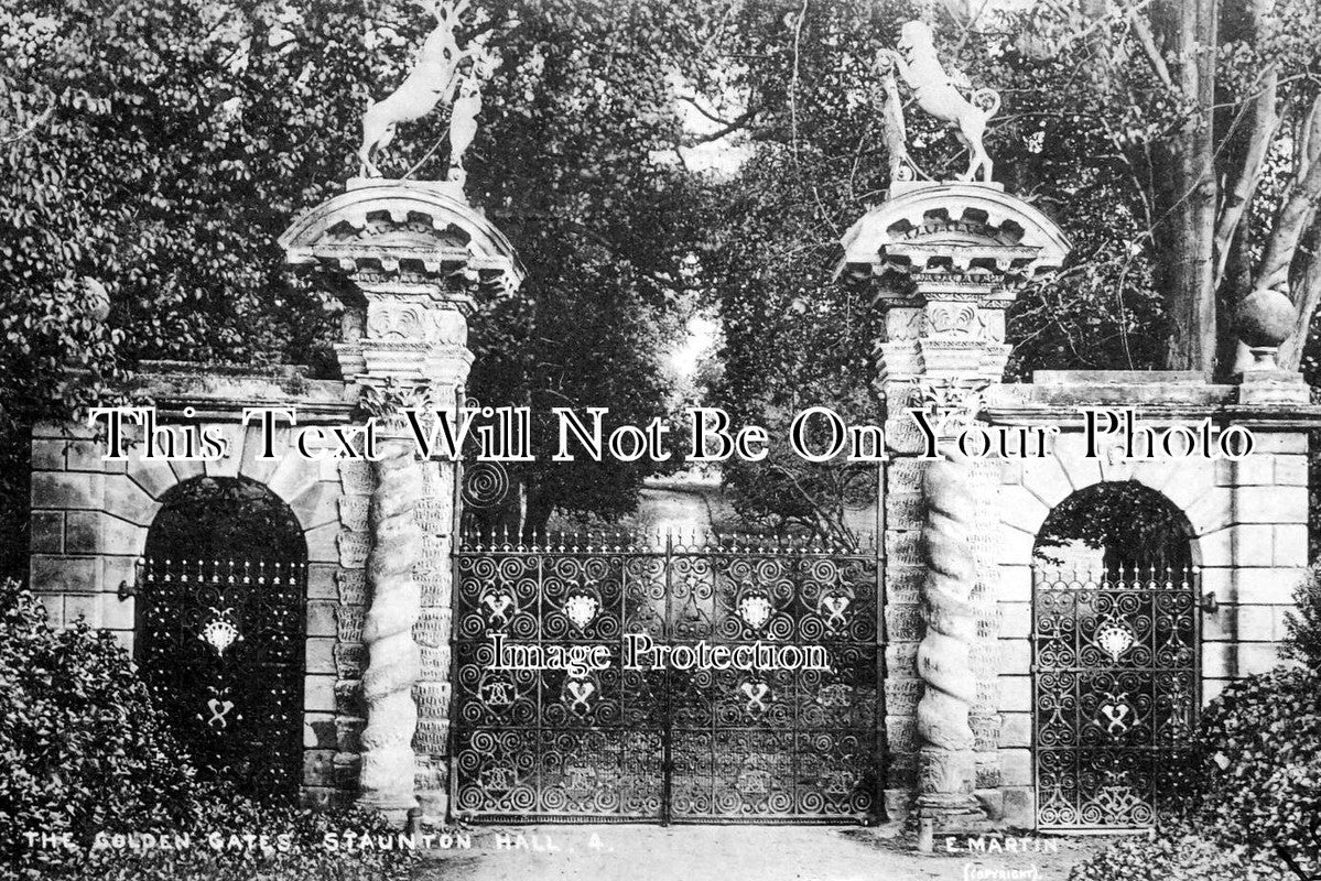 LC 1236 - The Golden Gates, Staunton Harold Hall, Leicestershire