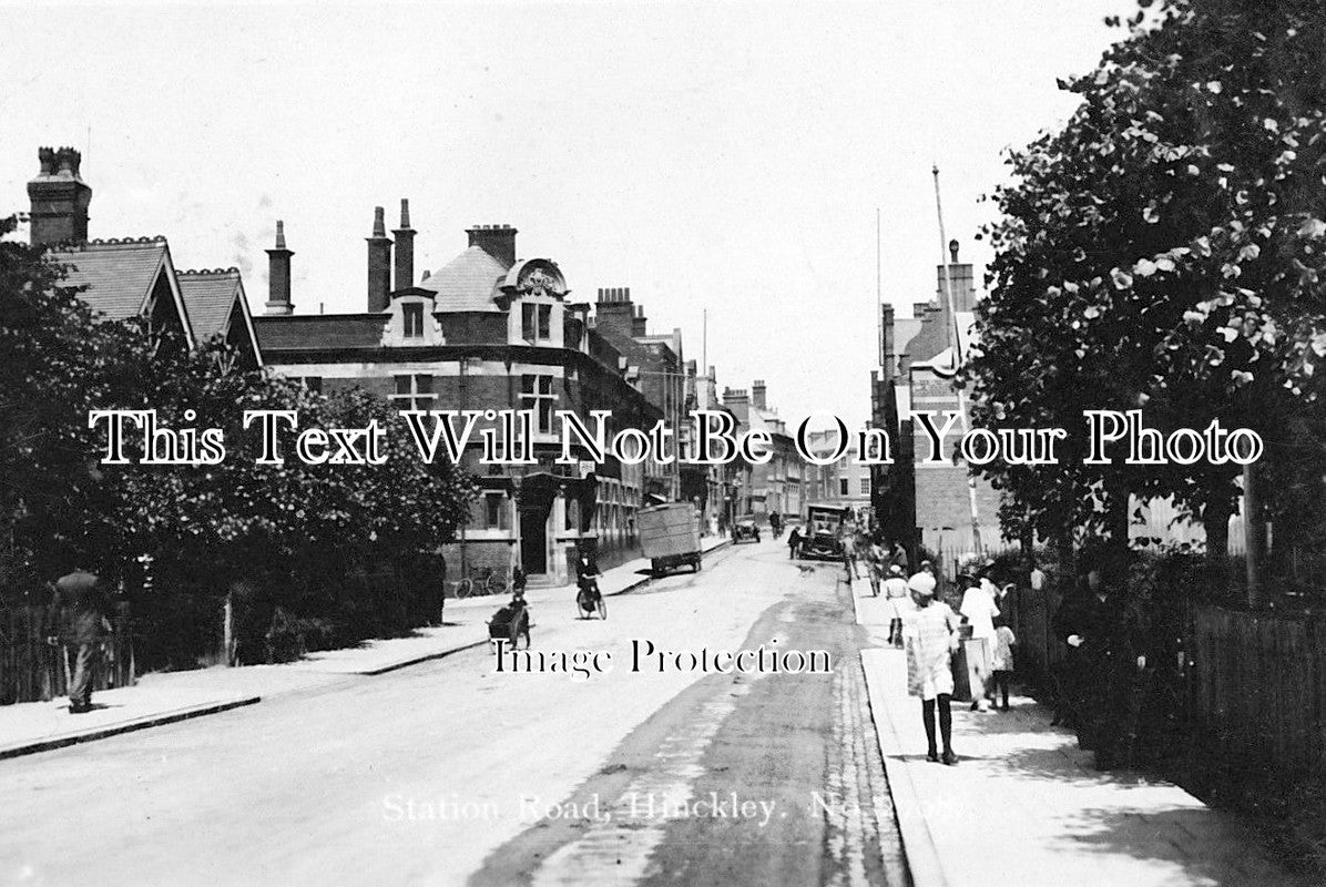 LC 124 - Station Road, Hinckley, Leicestershire c1927