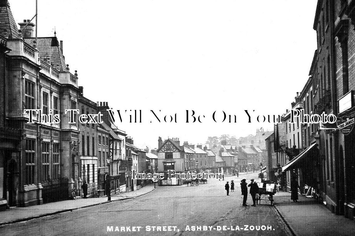 LC 1282 - Market Street, Ashby De La Zouch, Leicestershire c1914