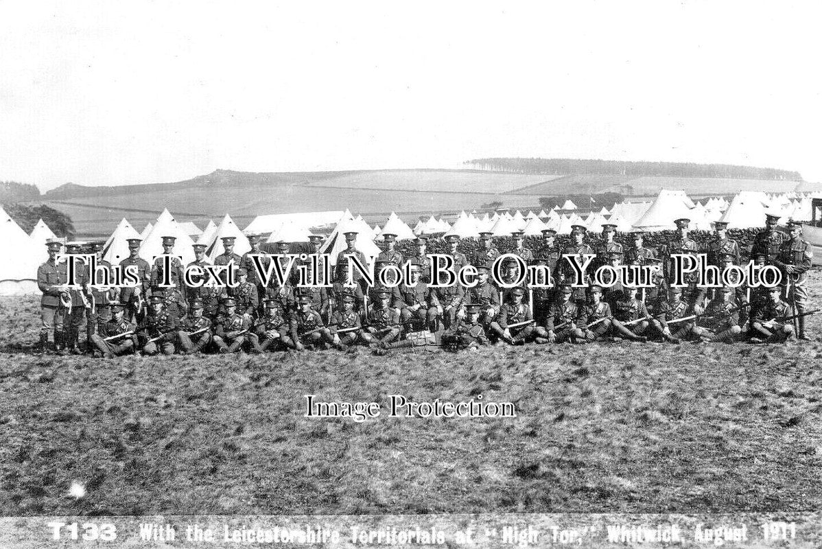LC 1316 - Leicestershire Territorials Regiment, Whitwick Military Camp 1911