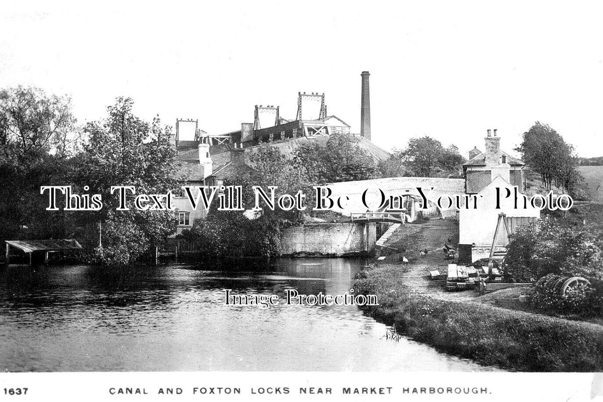 LC 1326 - Canal & Foxton Locks, Market Harborough, Leicestershire