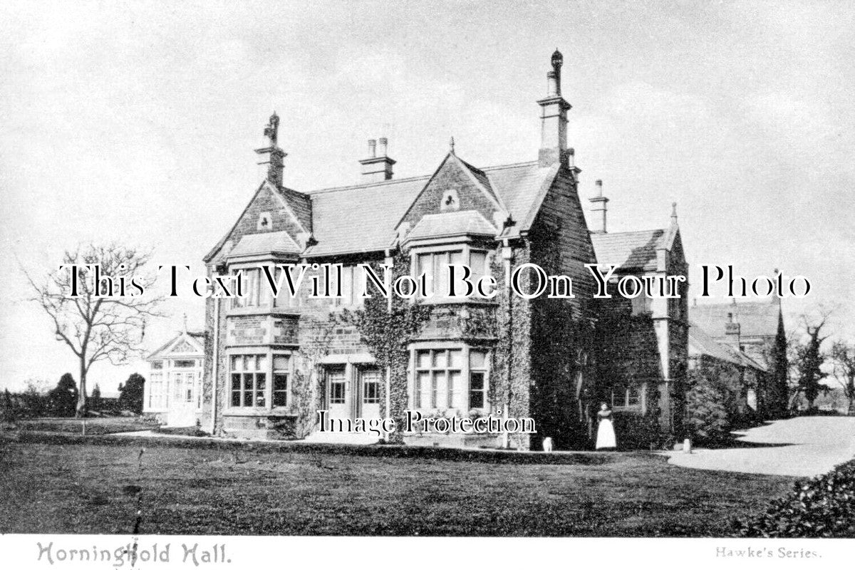 LC 1335 - Horninghold Hall, Hallaton, Leicestershire c1914