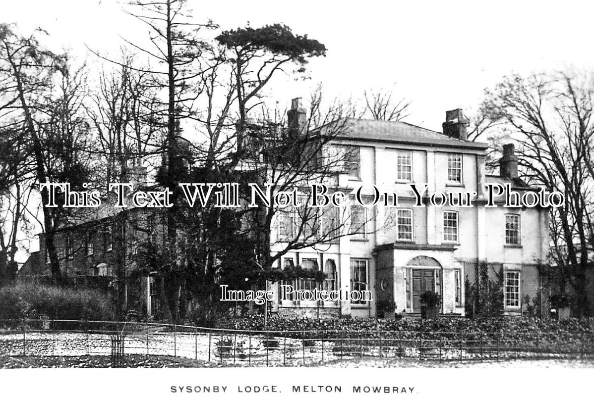 LC 1342 - Sysonby Lodge, Melton Mowbray, Leicestershire c1918