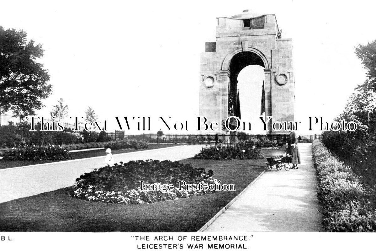 LC 1347 - The Arch Of Remembrance, Leicester, Leicestershire c1927