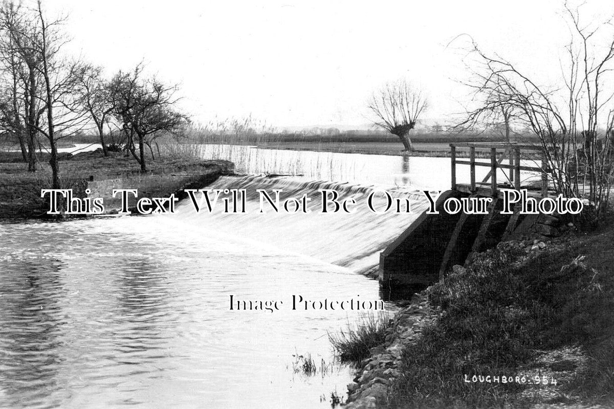 LC 1350 - Loughborough Weir, Leicestershire