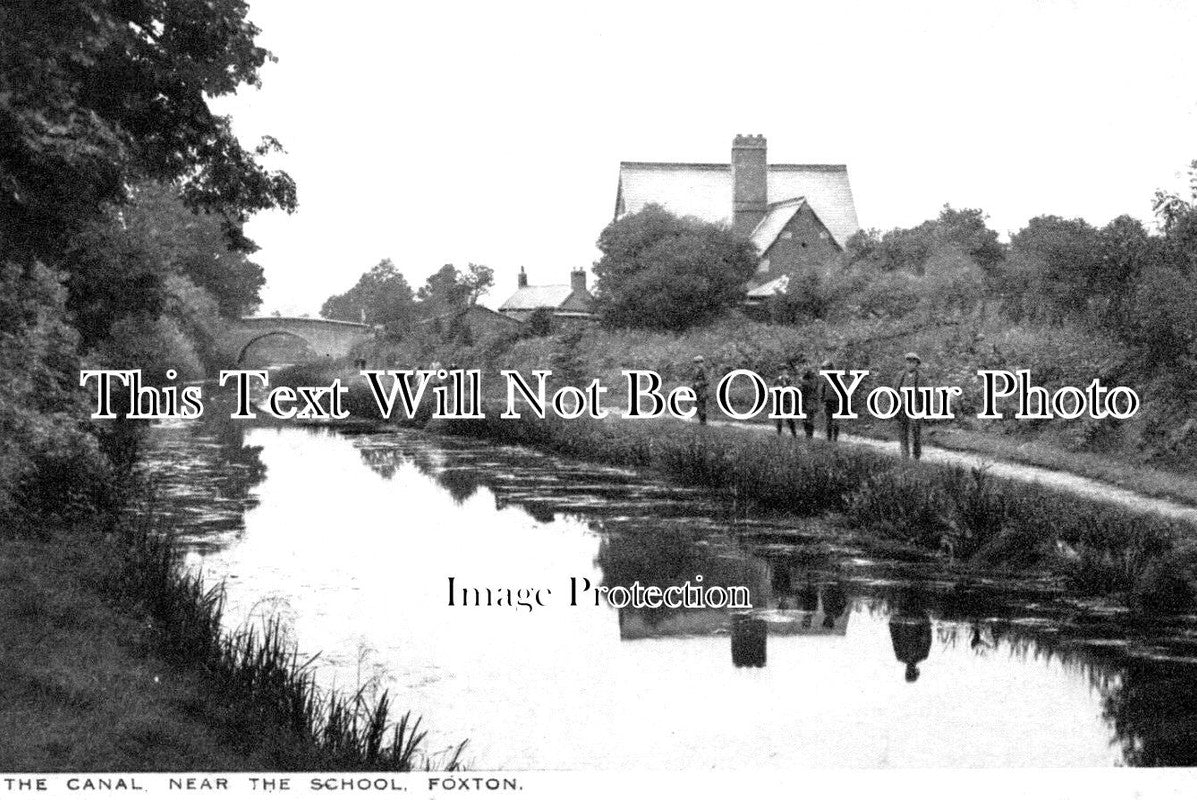 LC 1354 - The Canal Near The School, Foxton, Leicestershire
