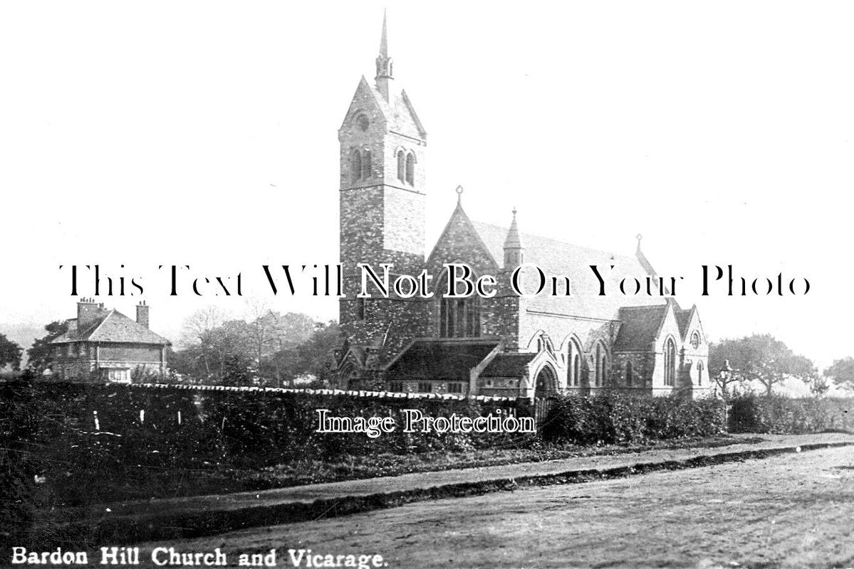 LC 1365 - Bardon Hill Church & Vicarage, Leicestershire c1909