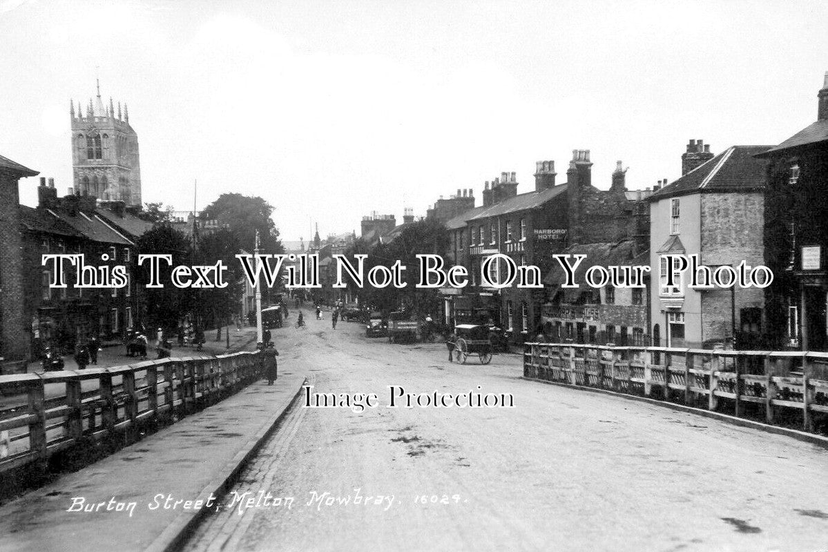 LC 1568 - Burton Street, Melton Mowbray, Leicestershire c1920