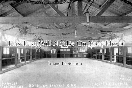 LC 1584 - Rothley Roller Skating Rink, Leicester, Leicestershire c1910