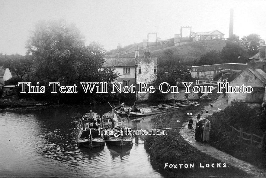 LC 235 - Canal At Foxton Locks, Leicestershire