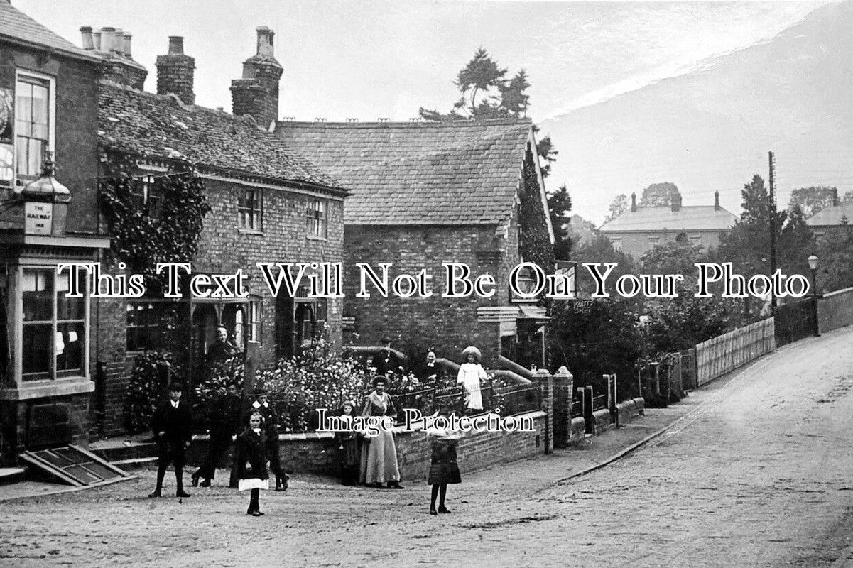 LC 258 -Railway Inn, Station Road, Kibworth, Leicestershire c1919