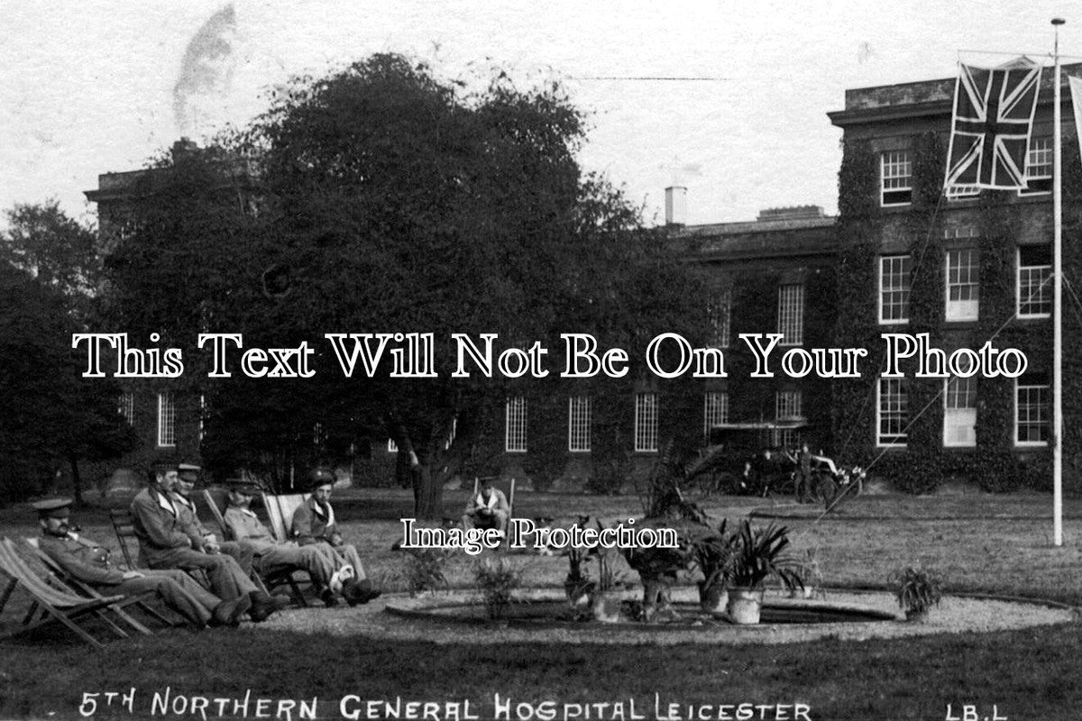 LC 267 - 5th North General Hospital, Leicester, Leicestershire WW1 c1915