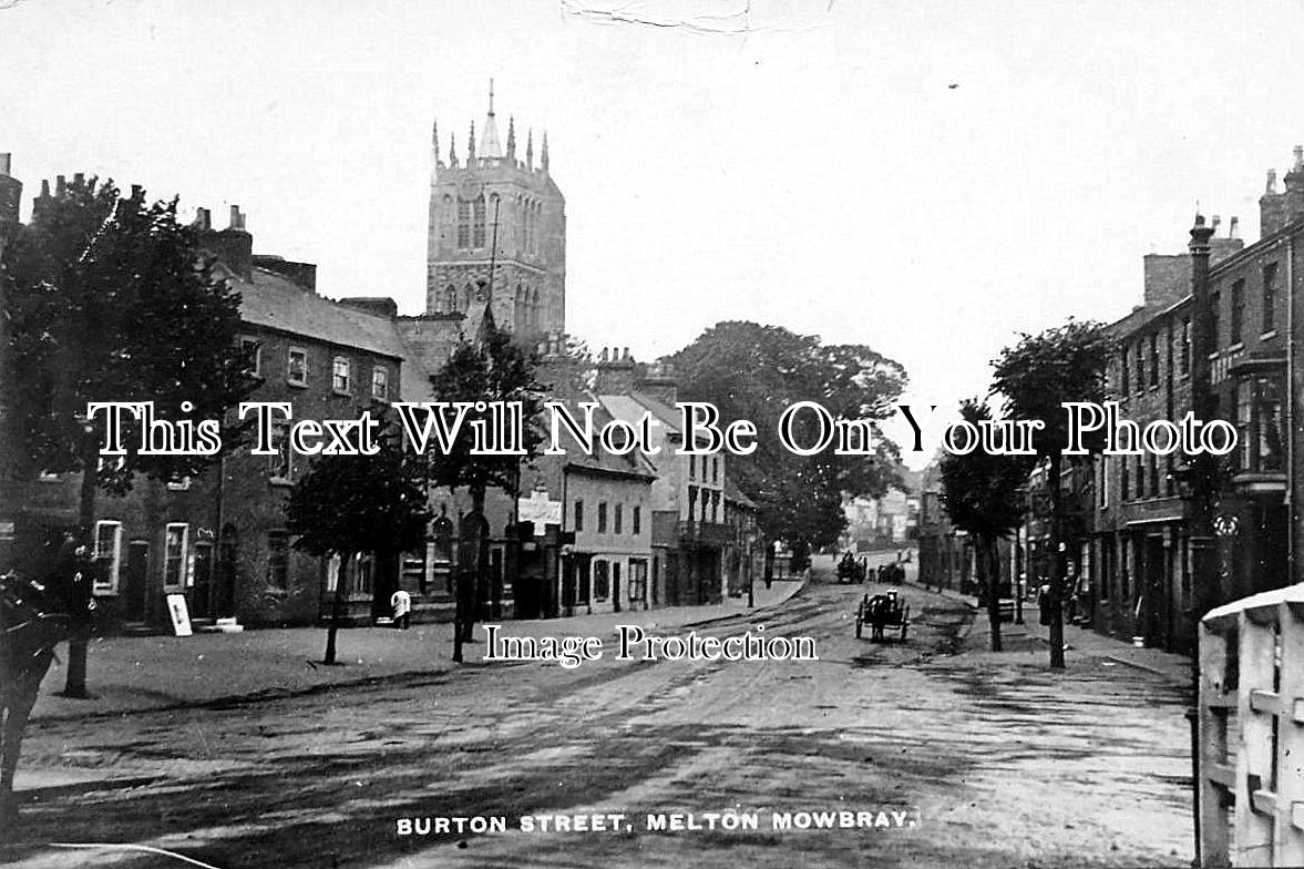 LC 282 - Burton Street, Melton Mowbray, Leicestershire c1918