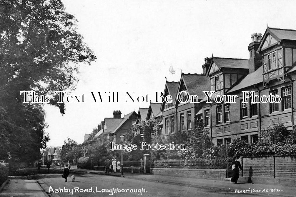 LC 334 - Ashby Road, Loughborough, Leicestershire c1913