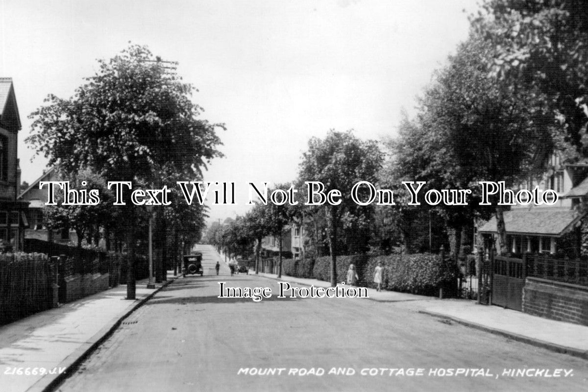 LC 395 - Mount Road & Cottage Hospital, Hinckley, Leicestershire