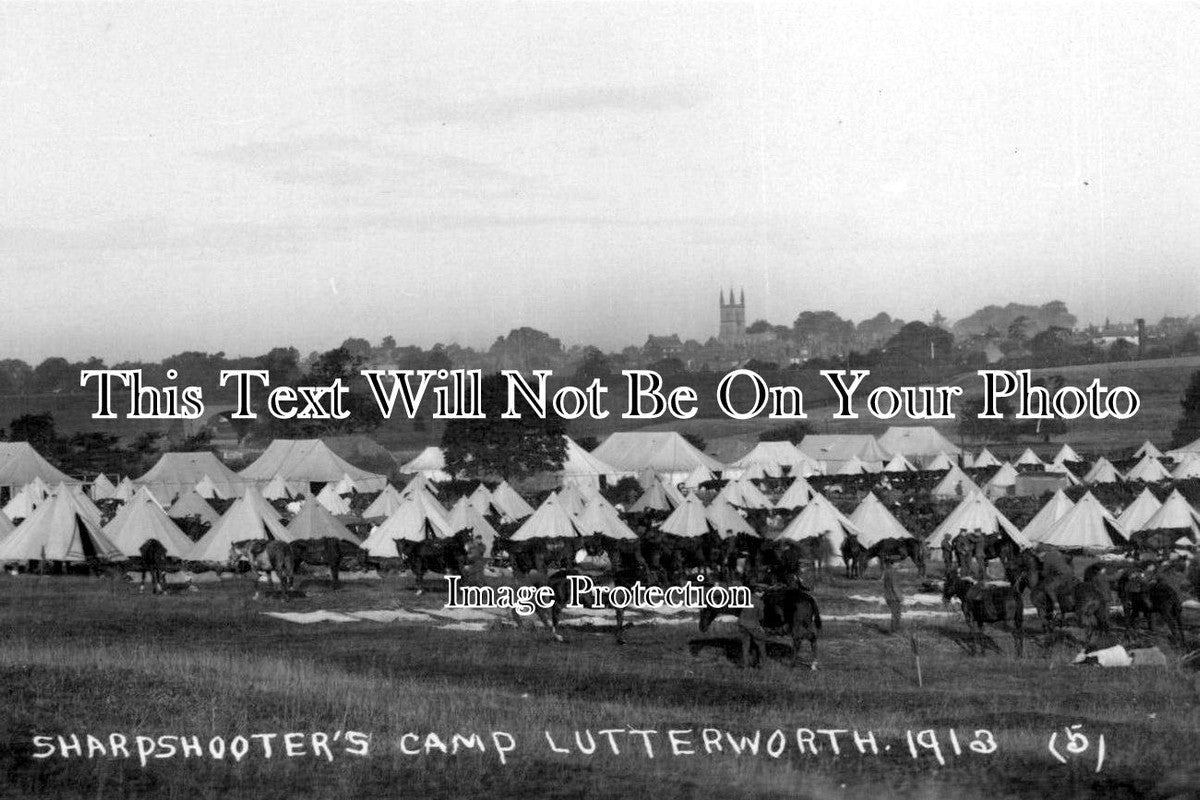 LC 419 - Sharpshooters Camp, Lutterworth, Leicestershire 1913