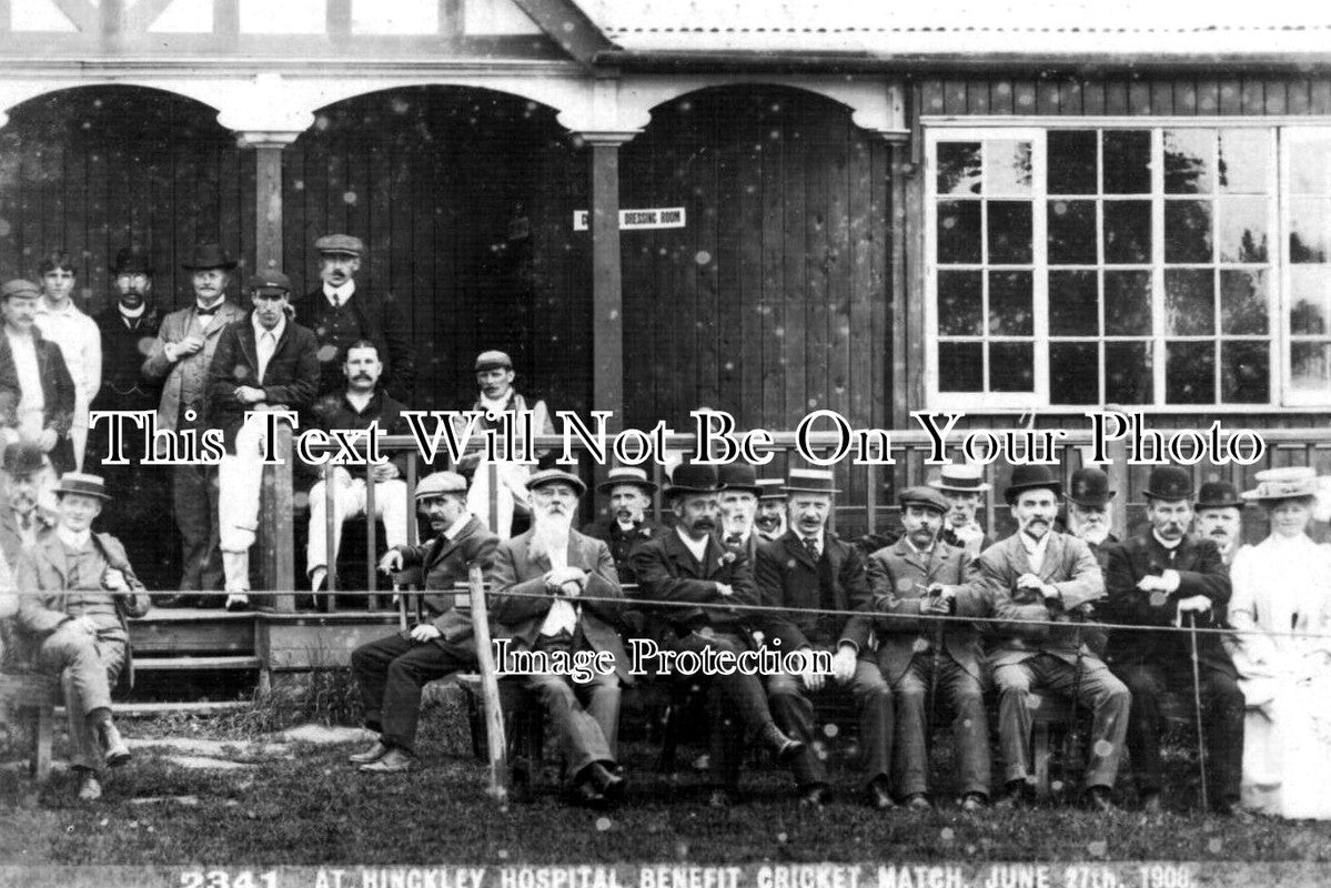 LC 477 - Hinckley Hospital Benefit Cricket Match, Leicestershire c1908