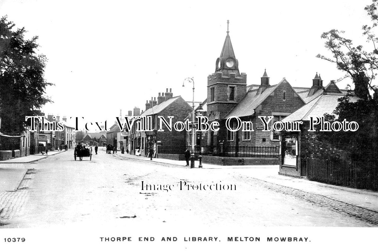 LC 511 - Thorpe End & Library, Melton Mowbray, Leicestershire